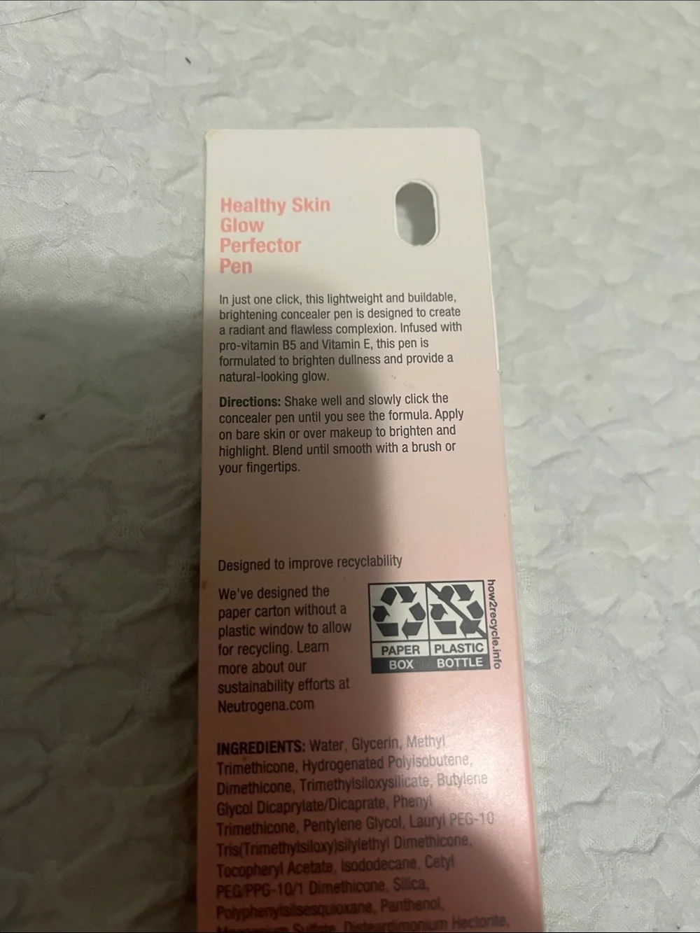 NWT Neutrogena Glow Perfector Pen Neutral